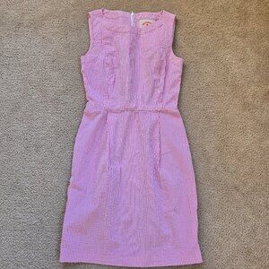 NWOT Brooks Brothers Pink Seersucker Dress